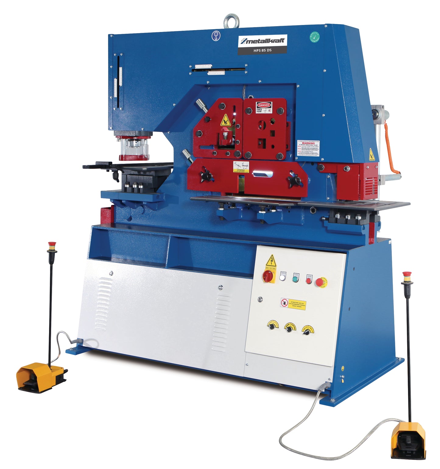 Metallkraft HPS 85 DS - Hydraulic Sectional Steel Shears / Punching Machine
