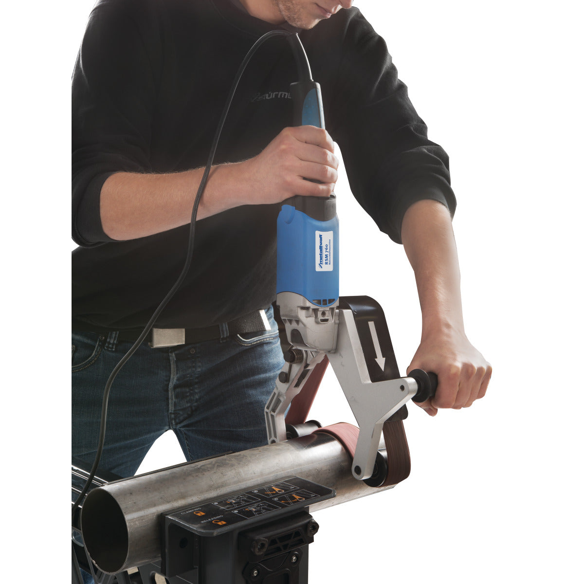 Metallkraft Tube Belt Sanding Machine RSM 760 (1ph 230v)