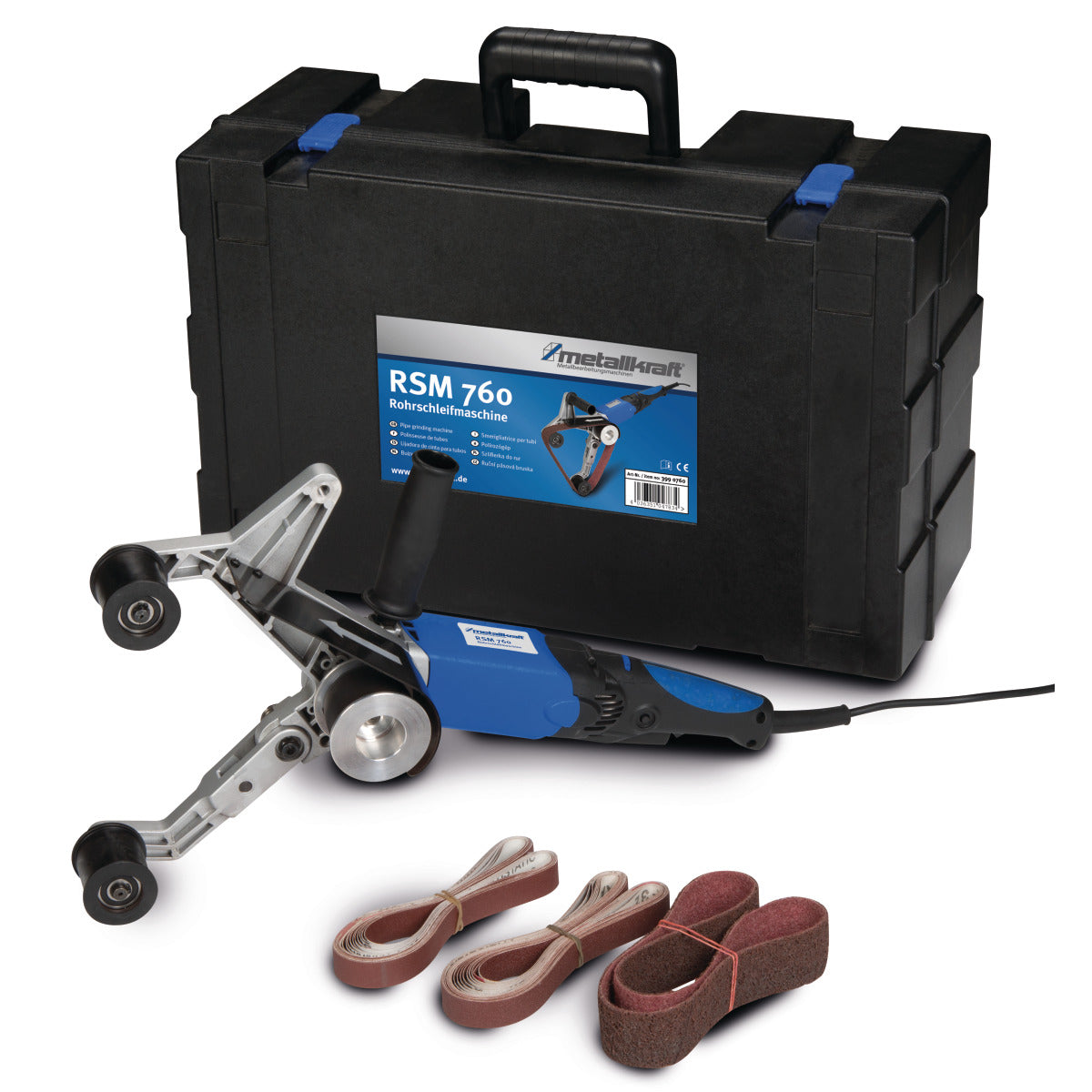 Metallkraft Tube Belt Sanding Machine RSM 760 (1ph 230v)